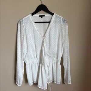 RW&CO. Wrap Blouse